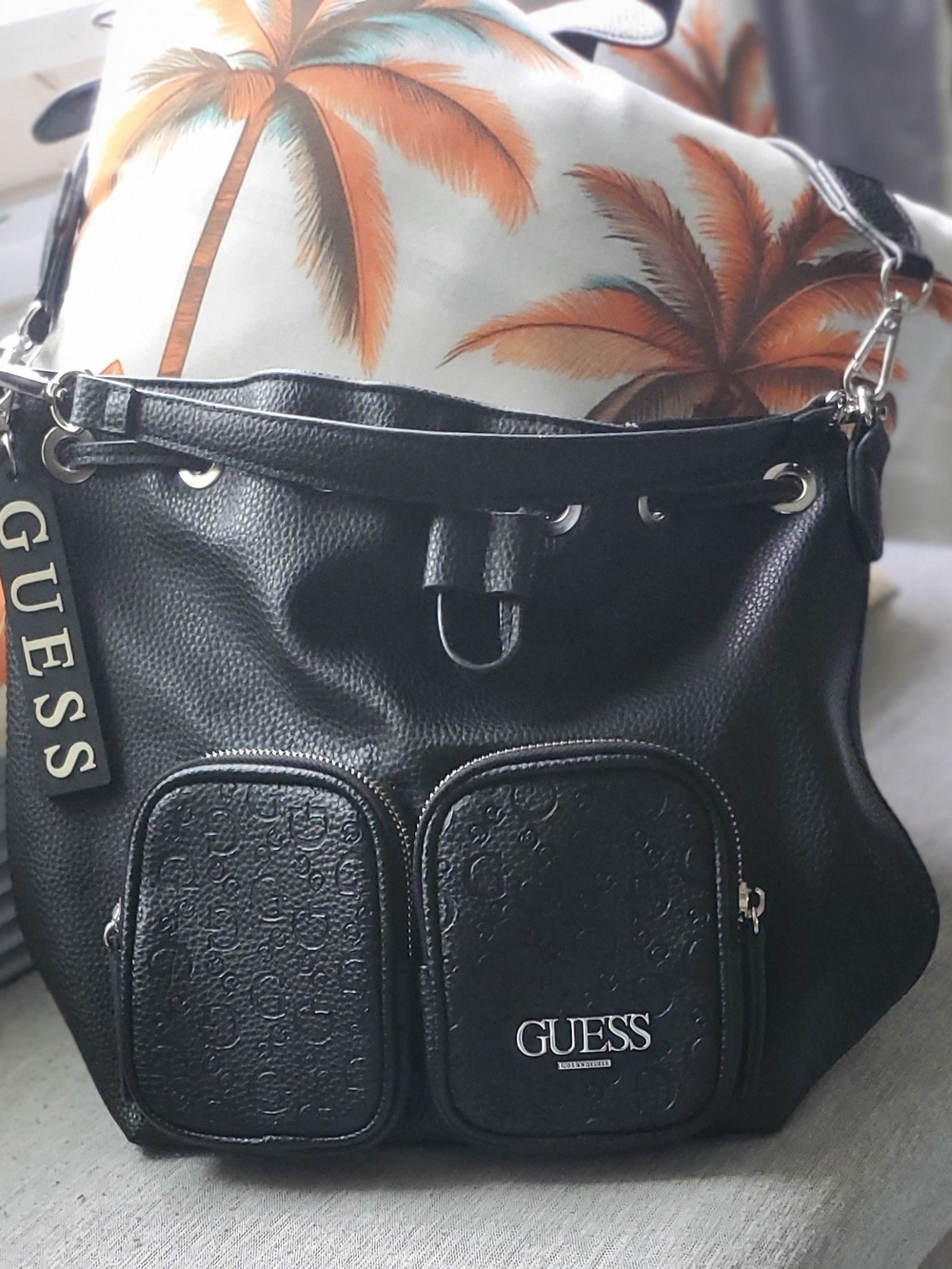 GUESS Leather Shoulder Bag